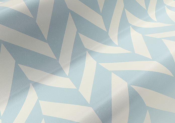 Chevron Stripe, Light Blue - Twist&Fit Roman Blind - Image 4